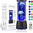 Dalavalampa 17 Colors Changing Jellyfish lamp with Remote - Jellyfish Tank Table Lamp, LED Night Light for Kids Adults, Aquarium Mood Lamp Home Decor, Party Christmas Gifts for Women Men