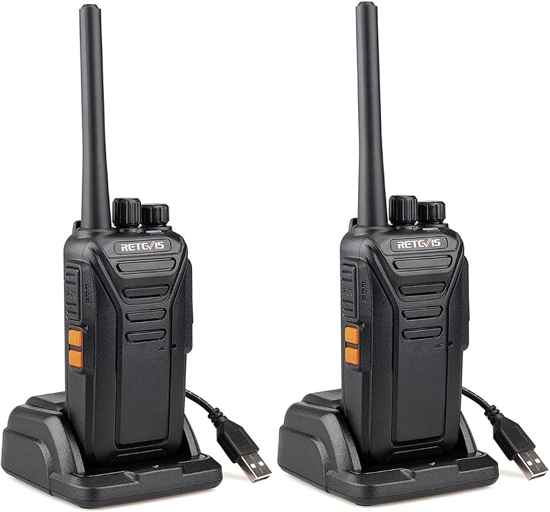 Retevis RT27 Rechargeable Walkie Talkie 16 Channel PMR446 VOX USB Charger (1