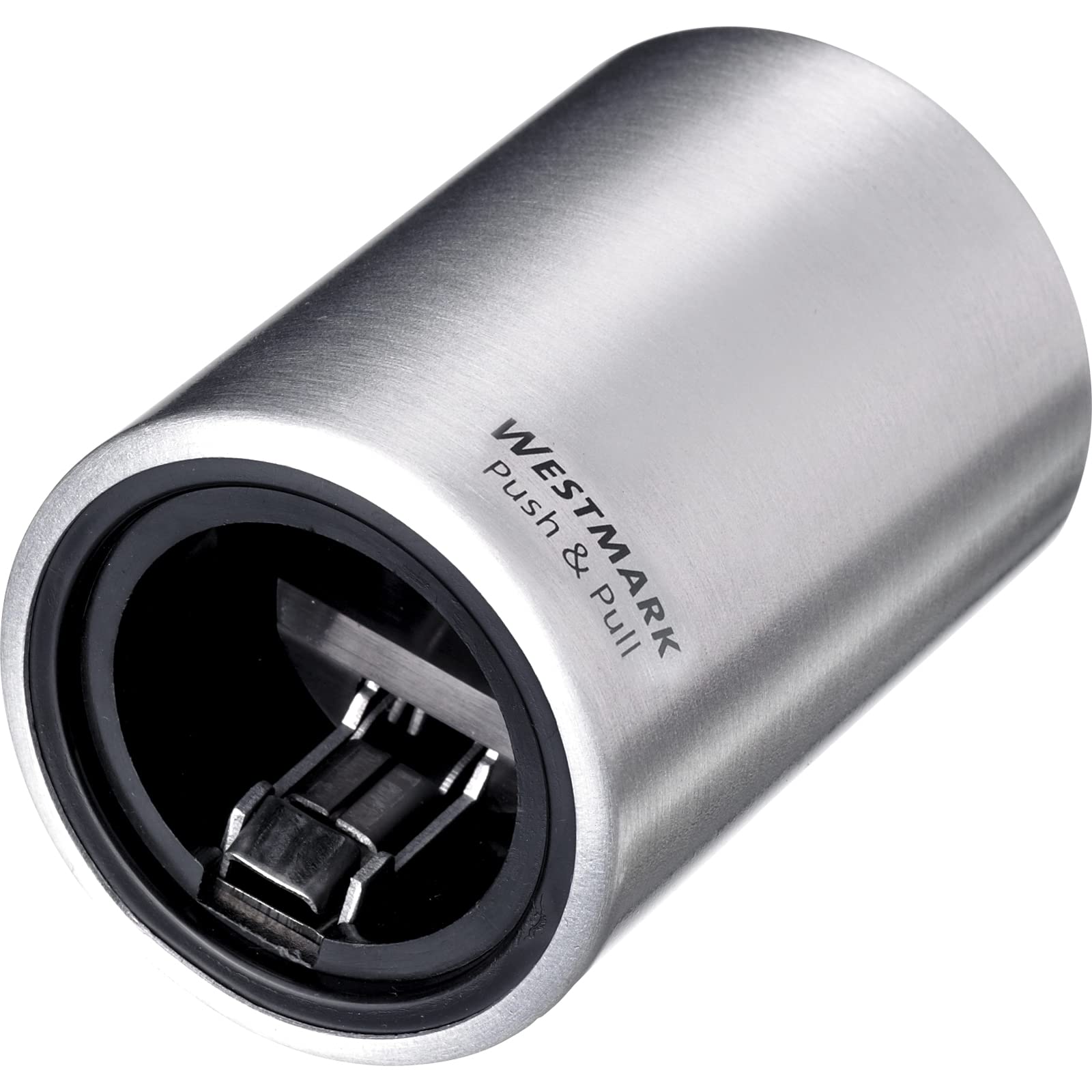 Westmark Automatic Cap Lifter/Bottle Opener, For Opening Crown Cap Bottles, Brushed Aluminium, Push&Pull, Silver, 5.3 X 5.3 X 8 cm, 61882260