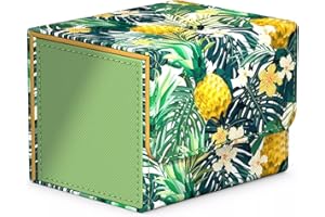 Ultimate Guard Limited Run Sidewinder 100+ Floral Places II, Deck Box for 100 Double-Sleeved TCG Cards, Bahia Green, Magnetic Closure & Microfiber Inner Lining…
