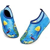 ANLUKE Kids Boys Girls Water Shoes Barefoot Aqua Socks Fast Dry Beach Swim Outdoor Sports Shoes for Toddler