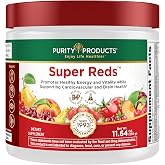 Purity Products Super Reds Powder Phytonutrient Superfood Drink Mix | with FloraGLO Lutein - Phytonutrient Blend containing Polyphenols, Antioxidants &amp; More - 330 Grams - 30 Day Supply
