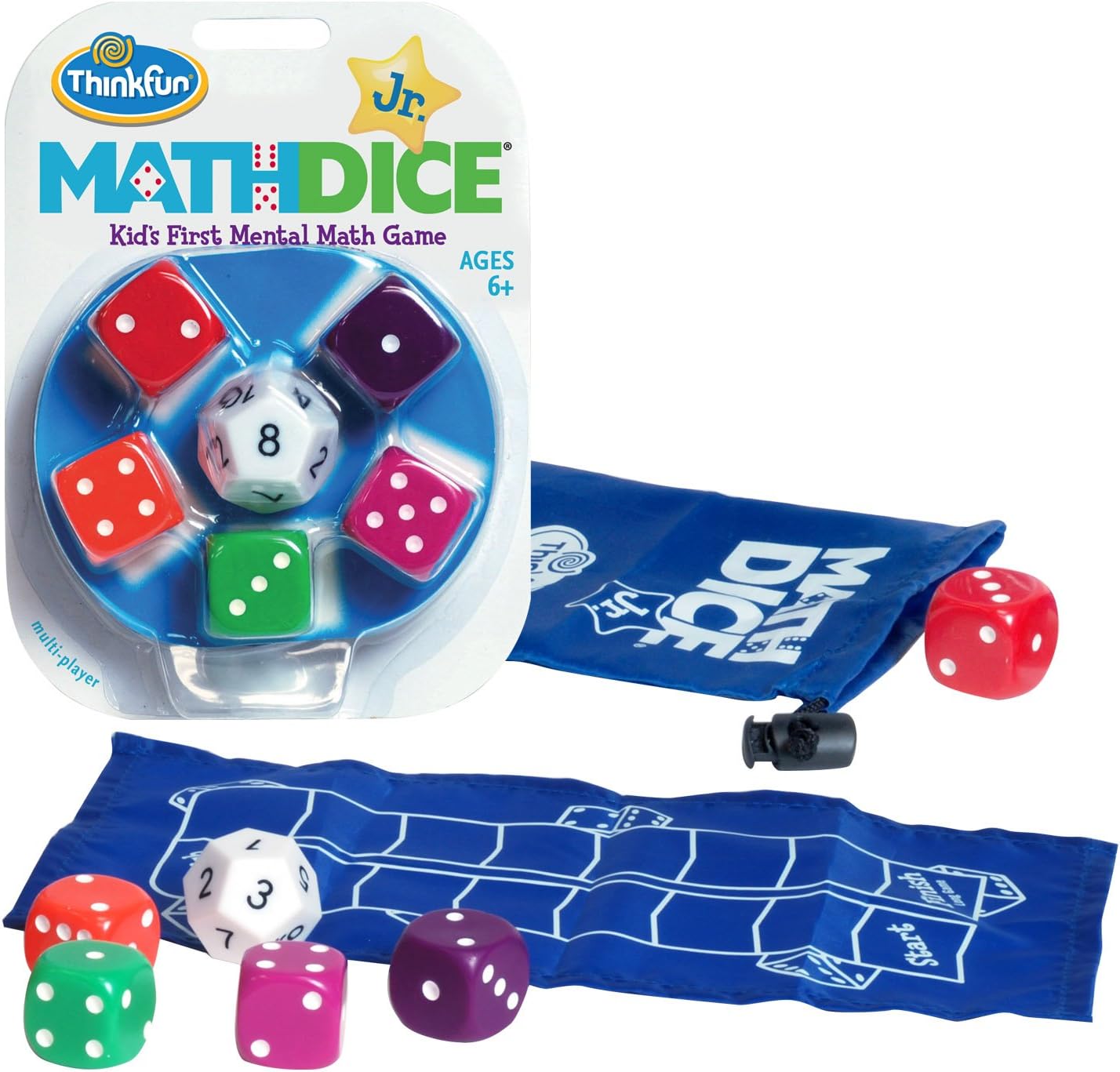 Thinkfun "Math Dice Junior Game (MultiColour) Amazon.co.uk Toys & Games