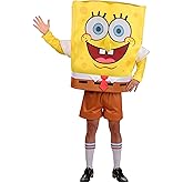 Adult SpongeBob Deluxe Costume | Character Outfit with 3D Nose and Printed Details Halloween