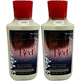 Bath & Body Works Womens Forever Red Vanilla Rum Body Lotion 8 Ounces Each Pack of 2