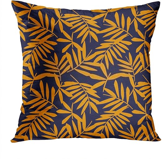 Houlor Throw Pillow Cover Print Orange