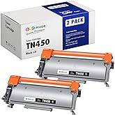 GPC Image Compatible Toner Cartridge Replacement for Brother TN450 TN-450 TN420 to use with HL-2270DW HL-2280DW HL-2240 MFC-7360N DCP-7065DN MFC7860DW Intellifax 2840 2940 Printer Tray (2-Black)