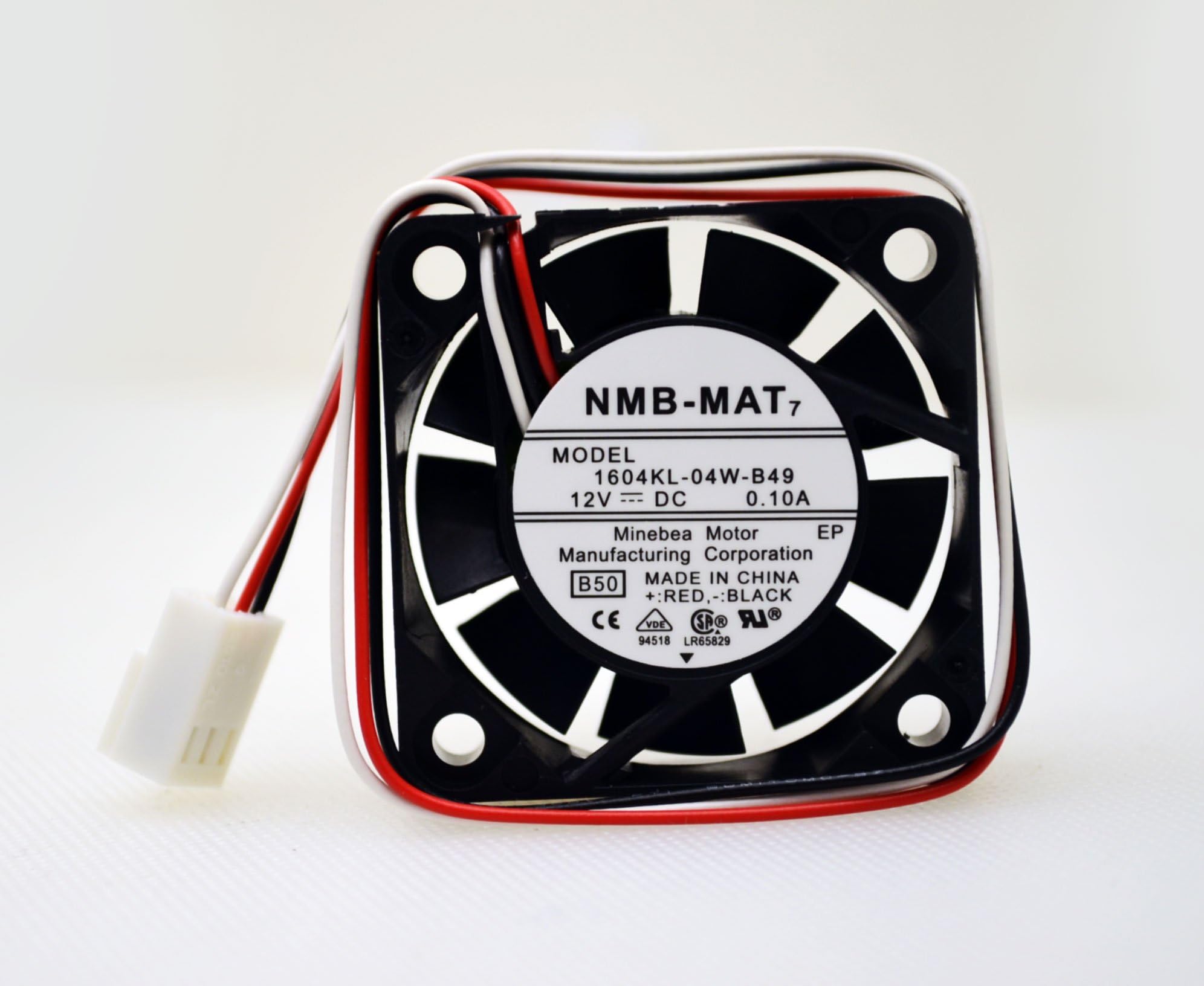 1604KL-04W-B49 4010 4cm 12V 0.1A dual ball bearing cooling fan