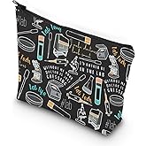 WCGXKO Lab tech Gift western Lab Gift Laboratory Technician Lab Week Zipper Pouch Makeup Bag (lab tech)