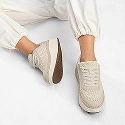 AIRHAS Women Espadrille Platform Sneakers Chunky