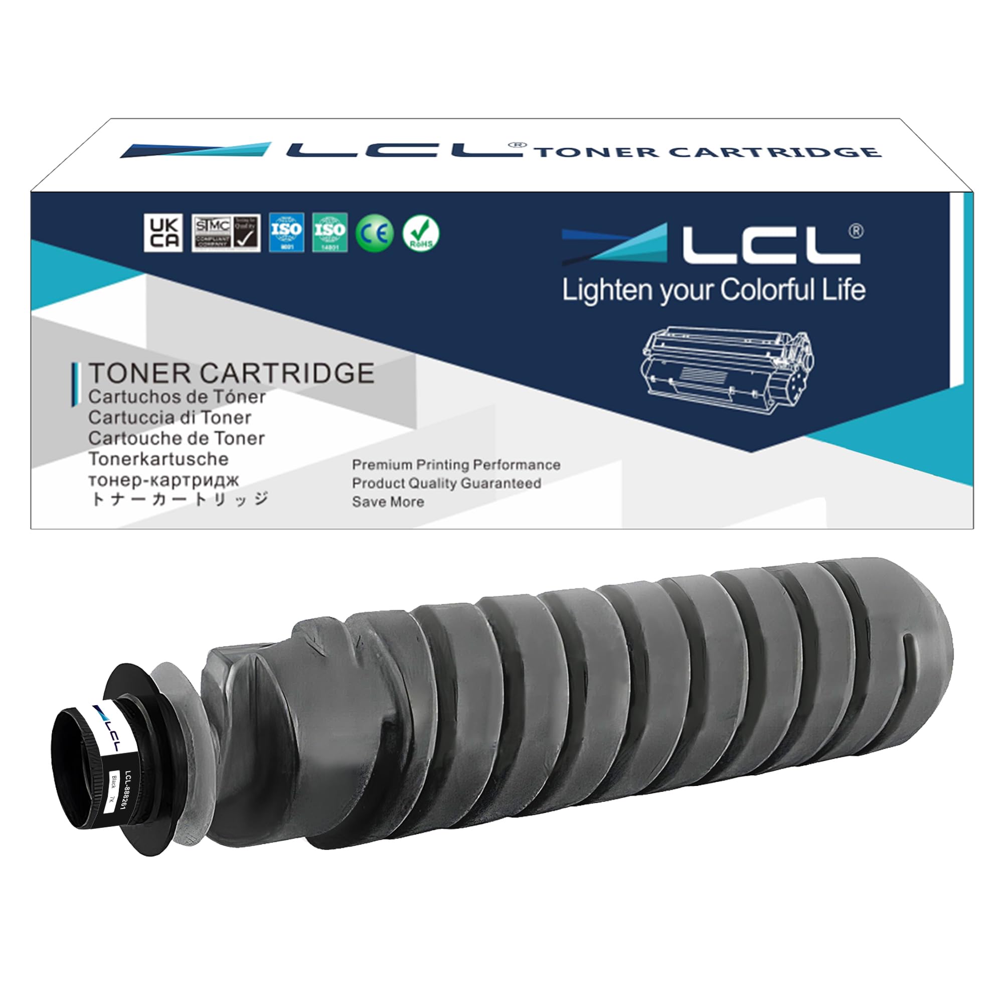 LCL Compatible Toner Cartridge 888261 842024 Type 1170 1270D (1 Black) Replacement for Ricoh Aficio 1515 1515F 1515MF MP 161 MP 161F MP 161SPF MP 171 MP 171F MP 171SPF MP 201 MP 201F MF MP 161 DSM 415