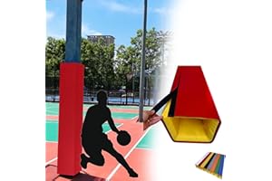 Pole Padding Custom Basketball Hoop Post Padding for Square Pole, UV-Resistant Crash Cushion Rod Pads, Volleyball Pole Protec
