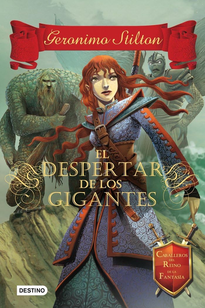 Portada de El despertar de los gigantes: Caballeros del Reino de la Fantasía 3 (Geronimo Stilton)