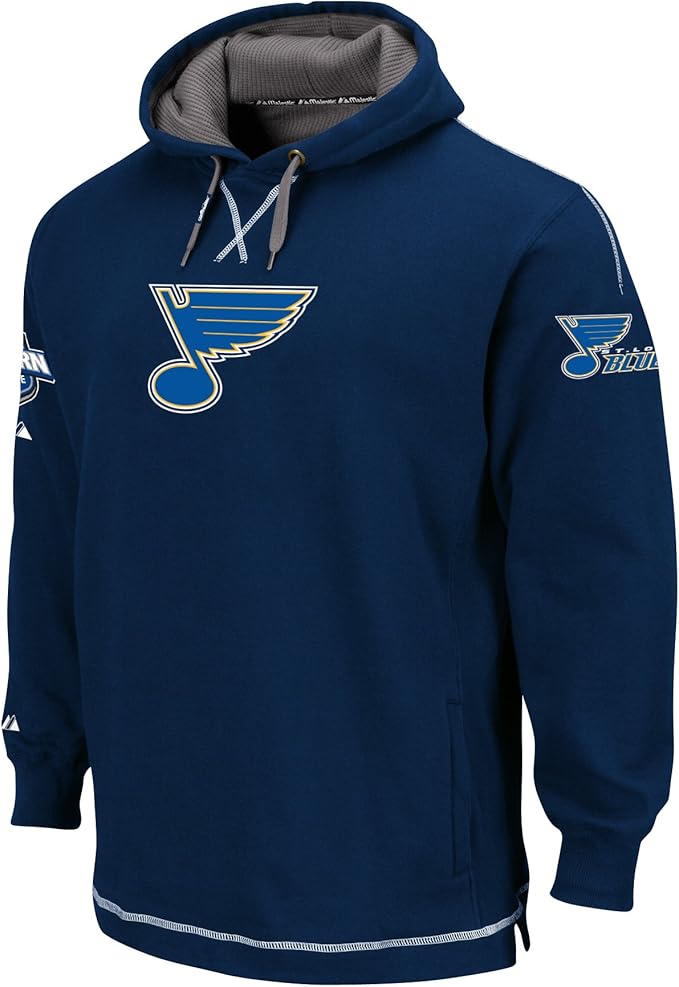 Amazon.com : NHL St. Louis Blues Blues The Liberation Adult Long Sleeved Hooded Fleece Pullover 