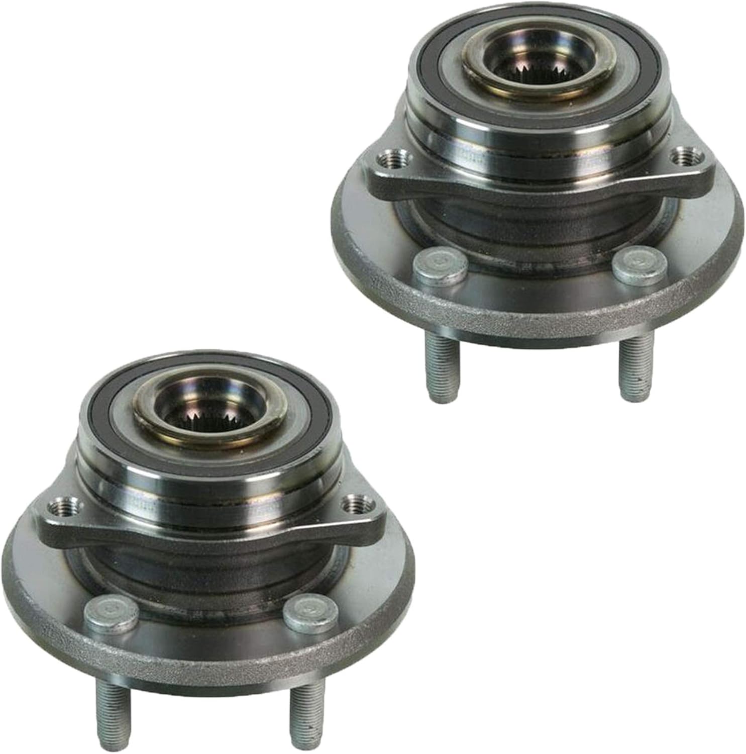 2 Pair Front Wheel Bearing & Hub Assembly for Detroit Axle 2011 2012