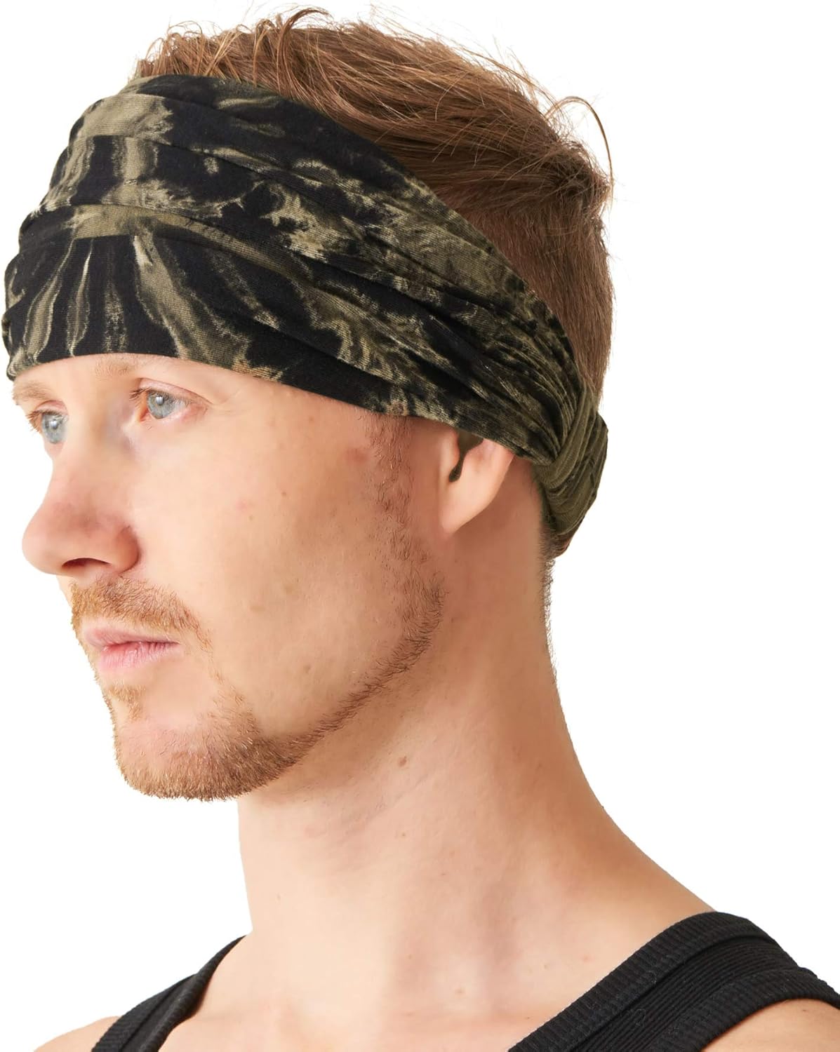 CHARM TieDye Headband Bandana Womens Boho Hippie Mens Psychedelic