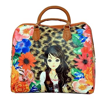 Devil Women Elegant Handheld Digital Print Casual Hobo Shopping Carry Hand Bag