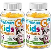 DR. MORITZ Vitamin C Gummies for Kids & Adults 240 mg - Immune Support Low-Sugar Chewable Vitamins for Toddlers - Vegetarian Gelatin-Free Children's Dietary Supplement (Citrus Flavor) (120 Count)