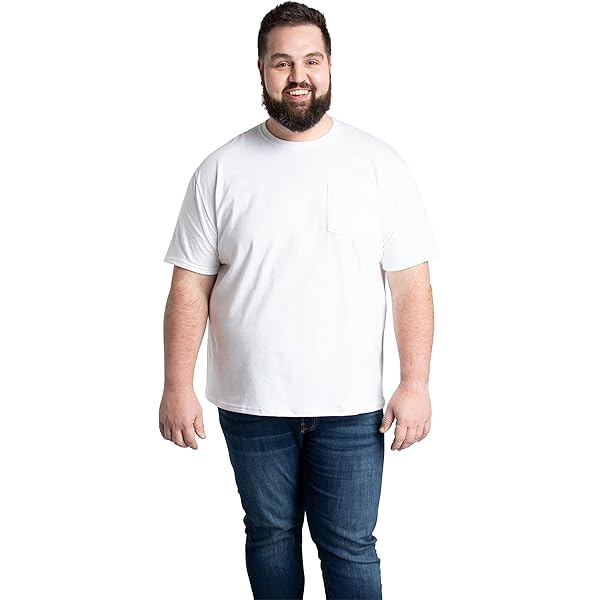Fruit of The Loom Men's Eversoft Cotton Short Sleeve T-Shirt (Big