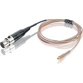 Countryman E6CABLET2SL Duramax Aramid-Reinforced E6 Series Earset Snap-On Cable for Shure/Carvin/JTS/Trantec Transmitters (Tan)