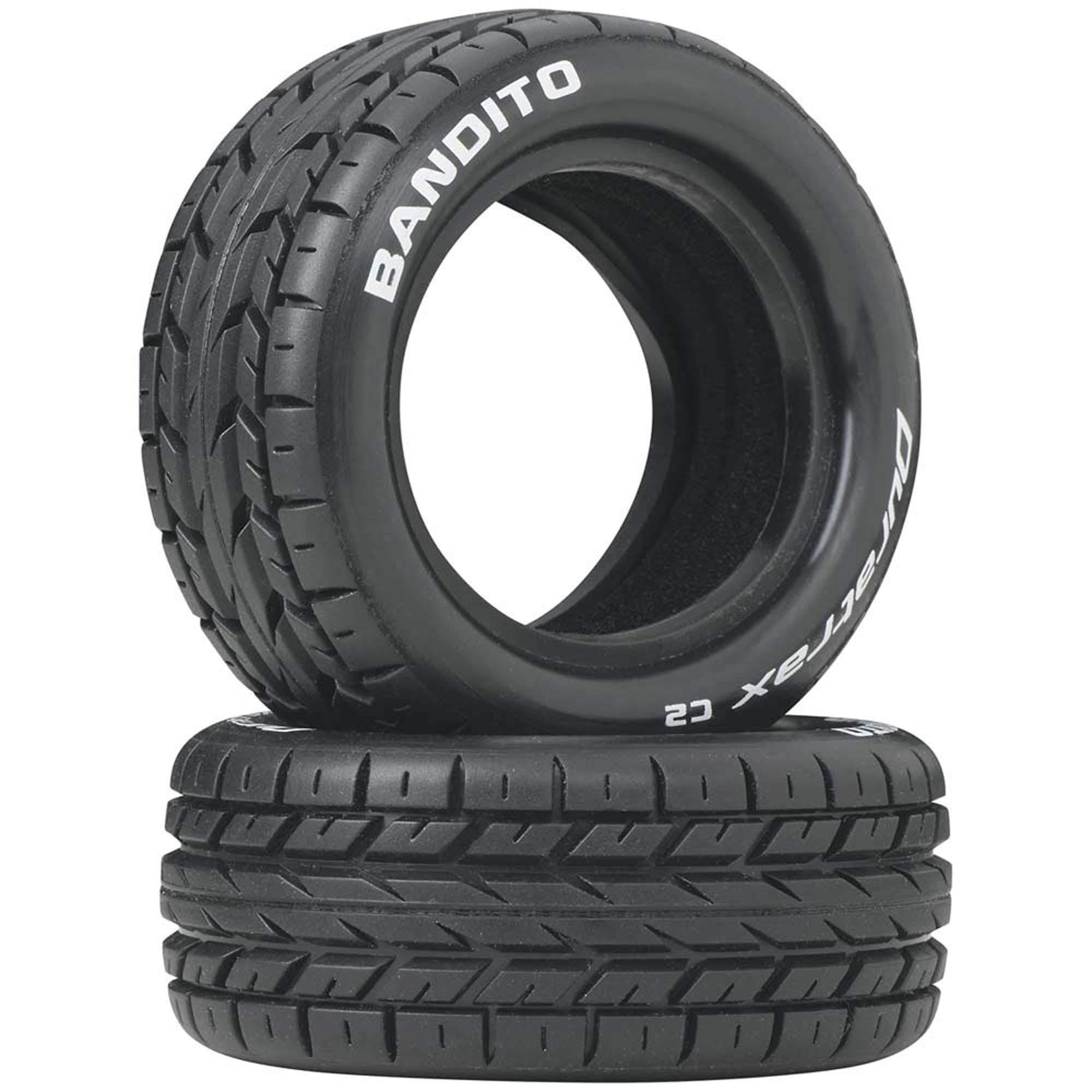DuraTrax Bandito 1/10 Buggy Tires Front 4WD C2 (2), DTXC3972