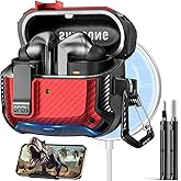 Polislime Compatible with Samsung Galaxy Buds3 FE (2025) / Buds3 Pro (2024) / Buds 3 Case (2024) with Phone Stand, Compatible with MagSafe, with Secure Lock Clip Design & Cleaning kit