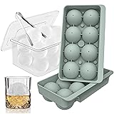 WIBIMEN Large Ice Cube Molds, Big Round Whiskey Ice