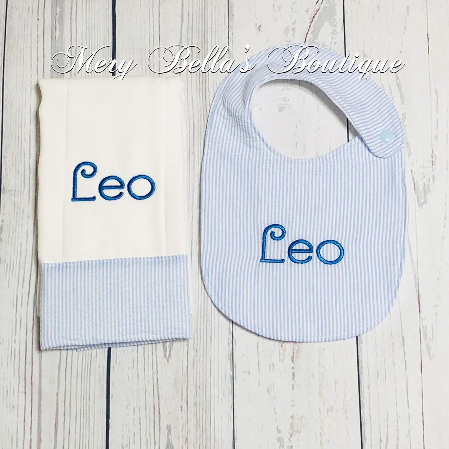 personalized baby bibs and burp cloths