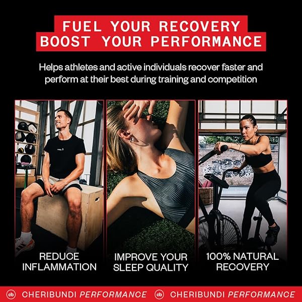 CHERIBUNDI 100% TART CHERRY JUICE PURE | UNSWEETENED TART CHERRY JUICE | ATHLETES RECOVERY DRINK | PROMOTES RESTORATIVE SLEEP, MUSCLE RECOVERY & BOOSTS ATHLETIC PERFORMANCE | 8 FLOZ (24 PACK)