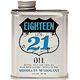 18.21 Man Made Hair, Skin & Beard Oil for Men, 4 Scents - Non-Greasy, Conditioning Balm with Castor Seed, Jojoba, and Argan Oils - Premium Tattoo and Mustache Care Products