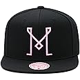 Mitchell & Ness Inter Miami CF MLS Miami M Logo Snapback Hat Cap