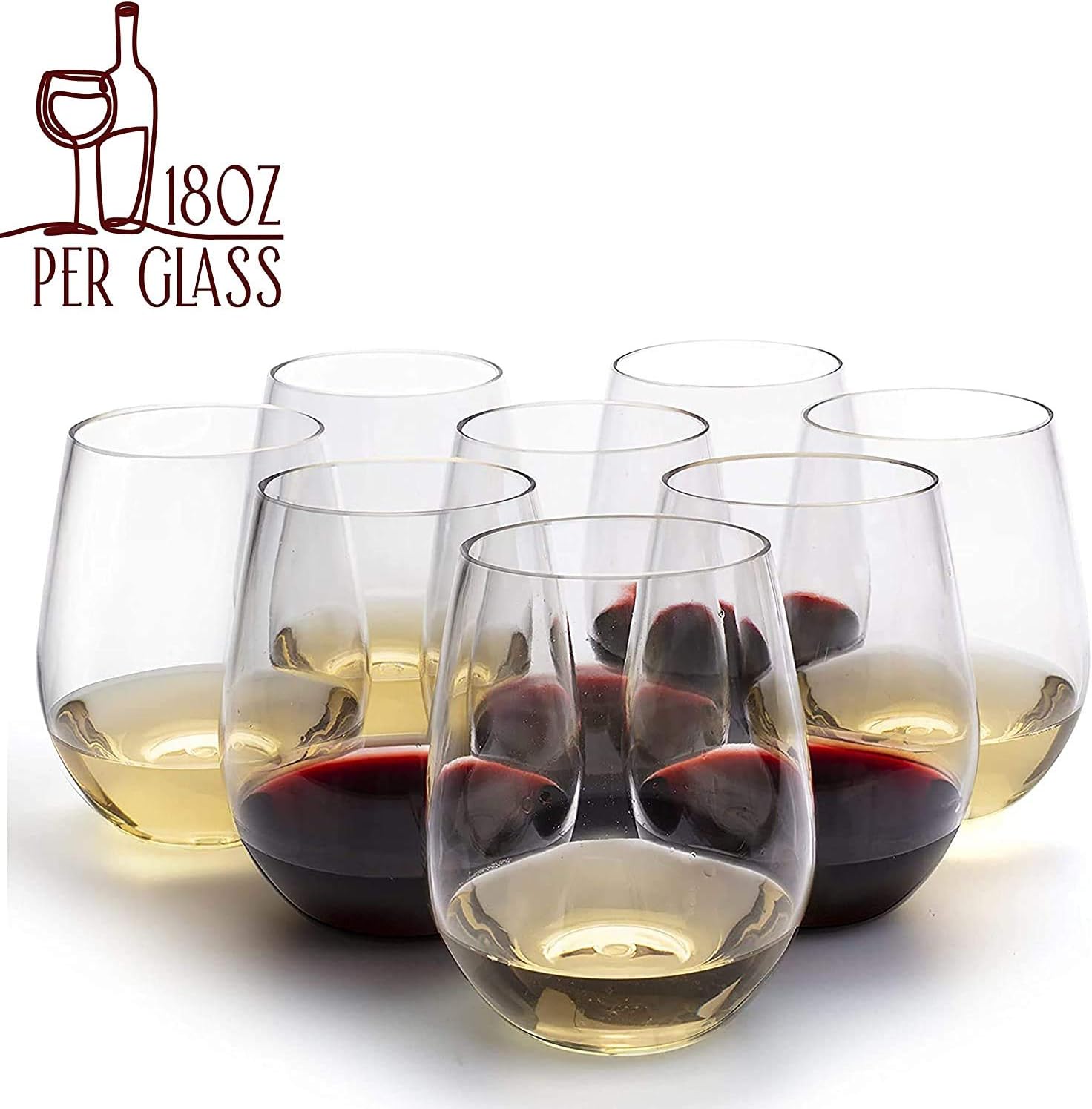 Unbreakable Wine Glasses 100 Tritan Shatterproof