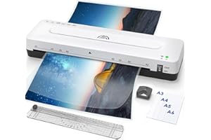 MAXDONE Laminator Machine 13 Inch Laminating Machine - A3 Lamination Machine with 30 Laminating Pouches, Cold and Thermal Laminator Kit for Office Home School Use (laminator A3)