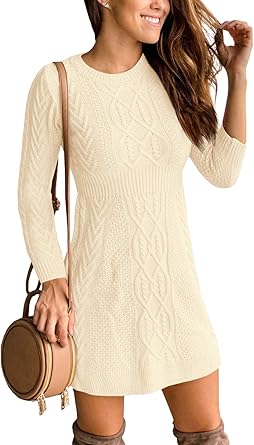 flare sweater dress