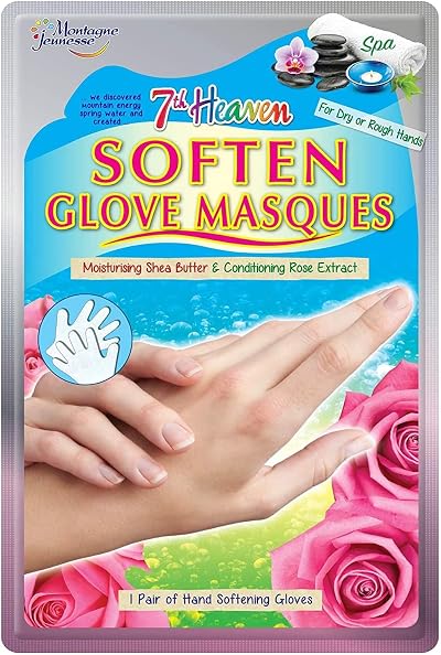 7th Heaven Soften Glove Masques 1 Pair Sachets Cruelty Free