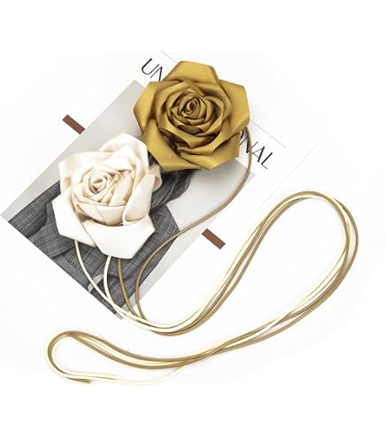 Women Elastic Vintage Pearl Belt Fashion White Pearl and  display picture 1