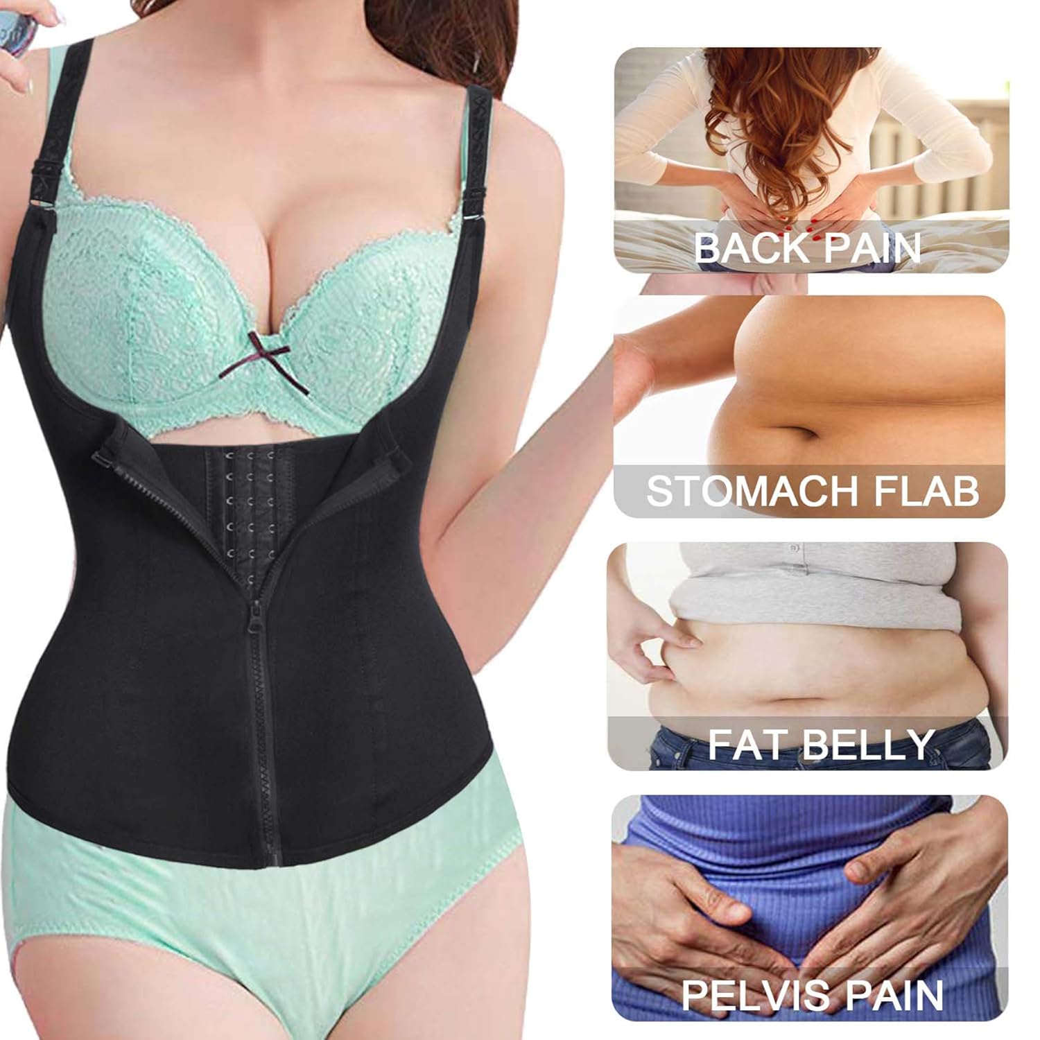 Maternity Support Belt Postpartum Waist Trainer Abdominal Back Support Belly Band Shapewear Girdles Hourglass Body Recovery Waist Cincher: Industrial & Scientific