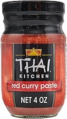 Thai Kitchen Red Curry Paste, Gluten Free, Vegan, Authentic, Non GMO, Hot Heat, For Thai-Inspired Cooking, Stir-Fry, Soups, C