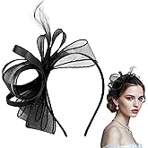 Fascinators Hats for Women Fascinator Headband Tea Party Hat Derby Hats for Cocktail, Wedding, Fancy Dress Party