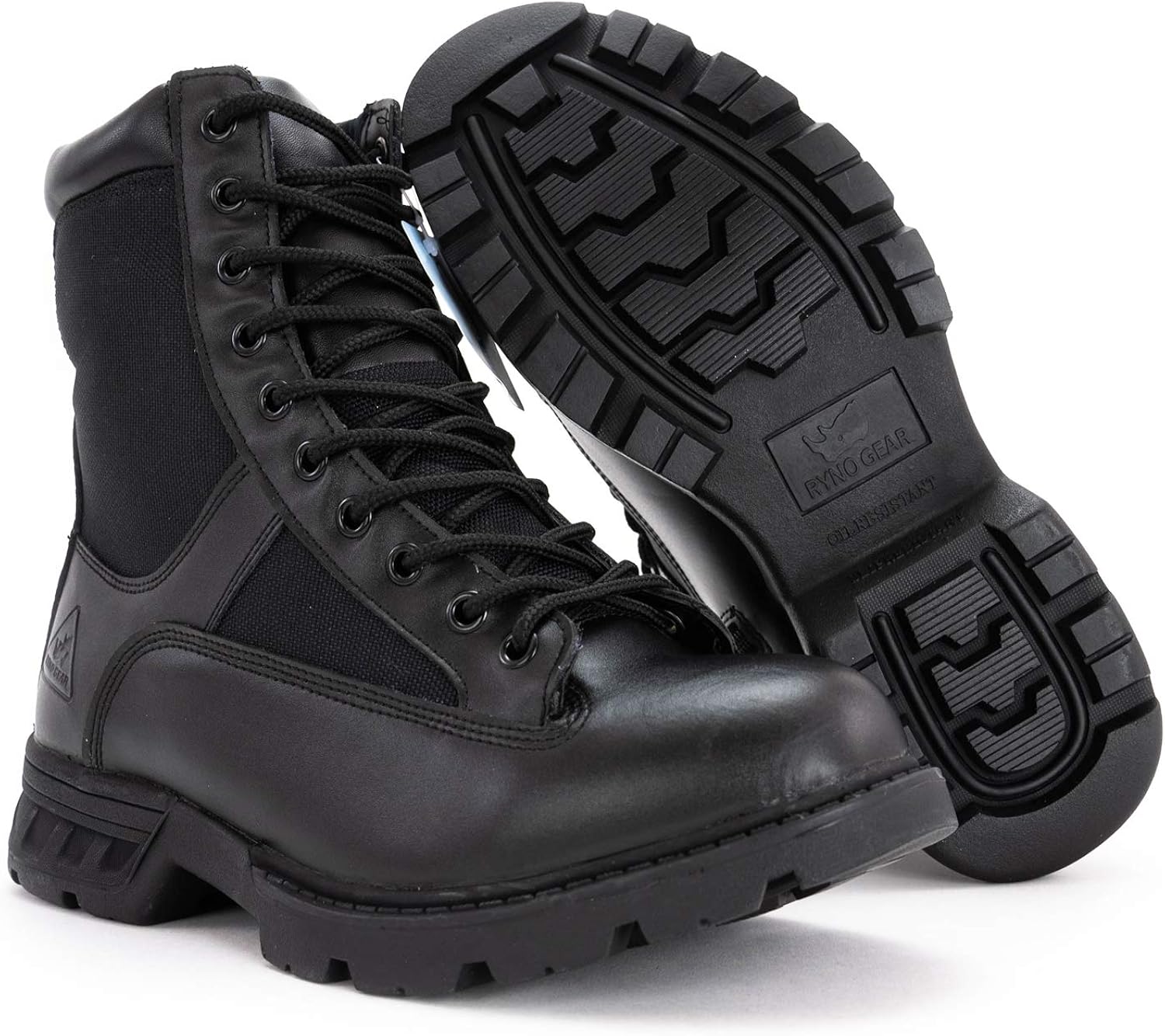 RYNO GEAR RyTac Coolmax Black Tactical Combat Boots (10, 7