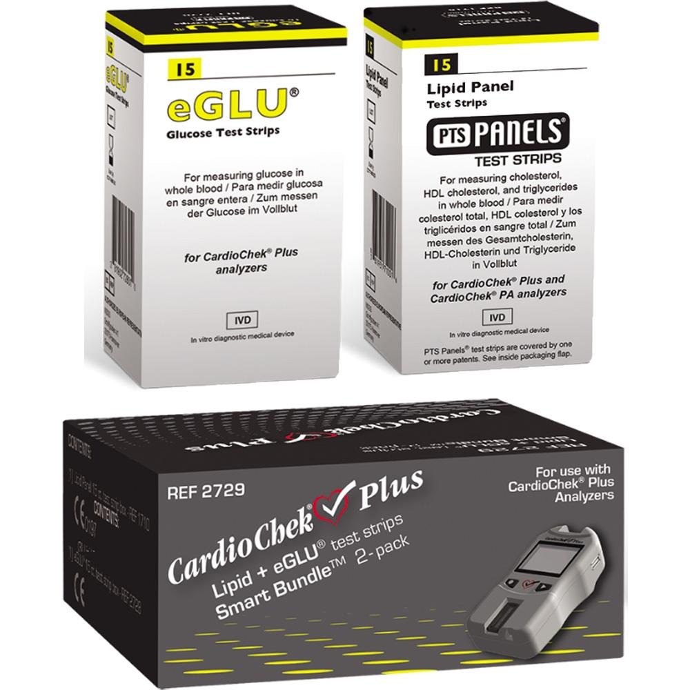 CardioChek Plus Smart Bundle 2729 Lipid + eGLU test strips eBay