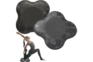 MBHKRRS 2 Pack Yoga Knee Pads Mat Set - Extra Thick Foam Kneeling Pad Cushion for Knees, Elbows, Wrists, Head - Yoga Essentials for Women Men, Non-Slip Pilates, Meditation, Floor Workouts