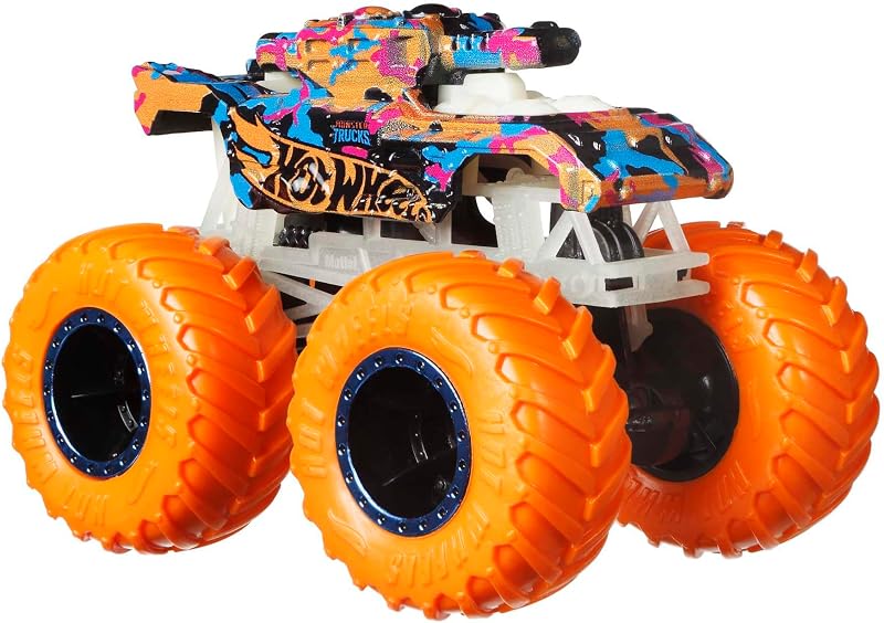 Monster Trucks Coffret 10 Véhicules Phosphorescents