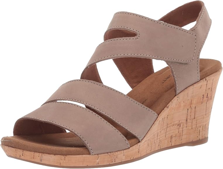 rockport women's briah asym wedge sandal