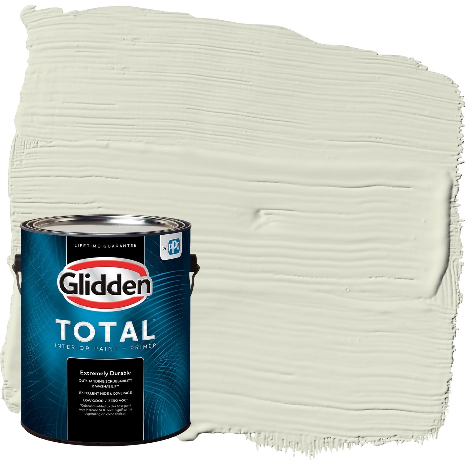 Glidden Total Interior Wall Paint & Primer All-in-One, Pinch of Pistachio/Green, Flat, 1 Gallon