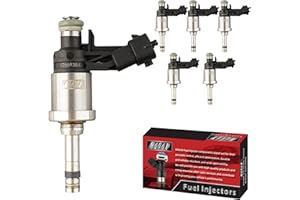 MACAX Set of 6 Fuel Injectors FJ994 12669384 Replacement Compatible with Buick Camaro Allure LaCrosse 2010-2011 Enclave Traverse Acadia 2009-2011 Cadillac CTS STS 2008-2011 3.6L - Replaces 12611545