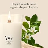 WoodWick Scented Candle Large Hourglass White Honey Wood Wick view 5