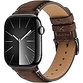 Wristitani Leather Bands Compatible With Apple Watch Bands 44mm 45mm 46mm 49mm 40mm 41mm 42mm for Men,Genuine Leather Replacement Straps for iWatch Ultra3/2/1 SE3/2/1 Series 11/10/9/8/7/6/5/4