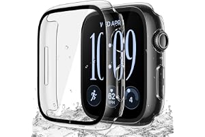 Misxi 2-Pack Hard Case for 46mm Apple Watch Series 12 (2026) | Cover with 9H Tempered Glass Screen Protector for 12, Ultra-Th