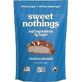 Sweet Nothings Coconut Almond Bars | 5g Sugar | Certified Gluten Free, Fairtrade, Non-GMO | No Sugar Alcohols | No Soy | 4.5oz (Pack of 1)